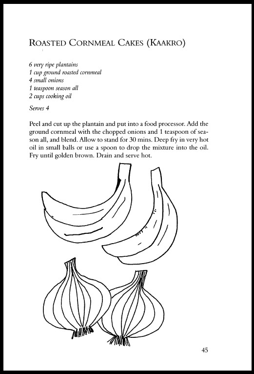Roasted Cornmeal Cakes (Kaakro) recipe